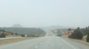 Dust haze, northern NM