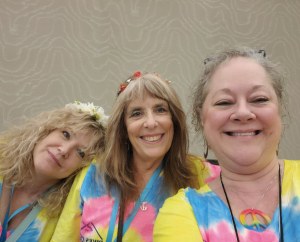 Me, Rebecca Glesener Davis, and Sharon Manislovich.